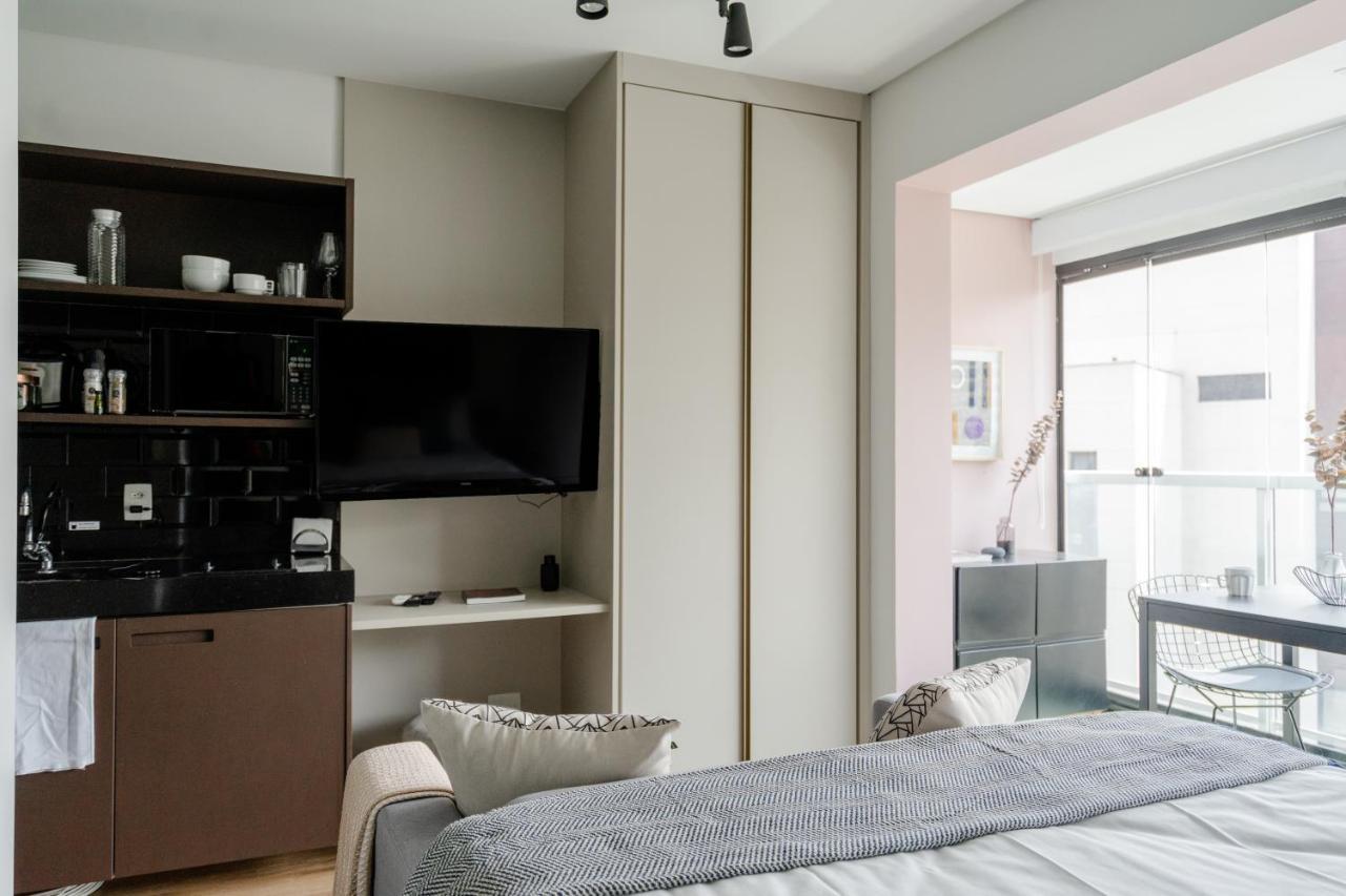 Studio Em Localizacao Incrivel, Estacionamento, Piscina E Academia - Vila Olimpia Apartamento